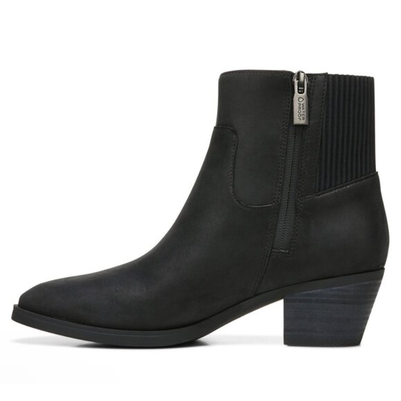 Vionic Water Proof Shantelle US 5 EU 36 Black Suede Heal Booties Arch Support N - Picture 3 of 13